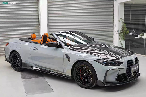 Για BMW G80 G82M3 M4 Carbon Fiber Body Kit G80 G82M3 M4 Αναβαθμισμένο Paktechz Style Μπροστά χείλη Diffuser Spoiler Hood