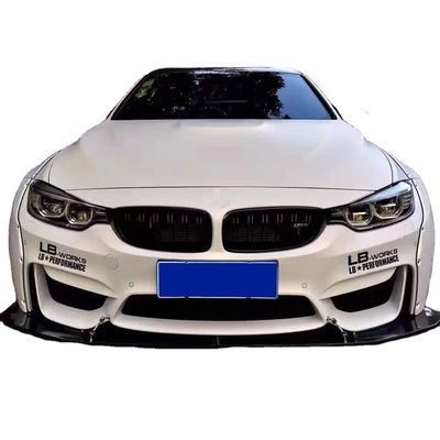 ΛΒ Wide-body Kit για BMW M4 F82 Wide-body Kit M4 F82 Αναβαθμισμένο LB Style Front Lip Diffuser Spoiler Carbon Fiber Body Kit