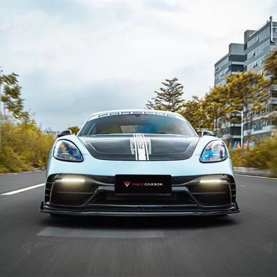 Λεϊκ Μπλου GTS Porsche Body Kit 718 Side Skirt 2017 - 2019 Μπάμπερ Σπόιλερ