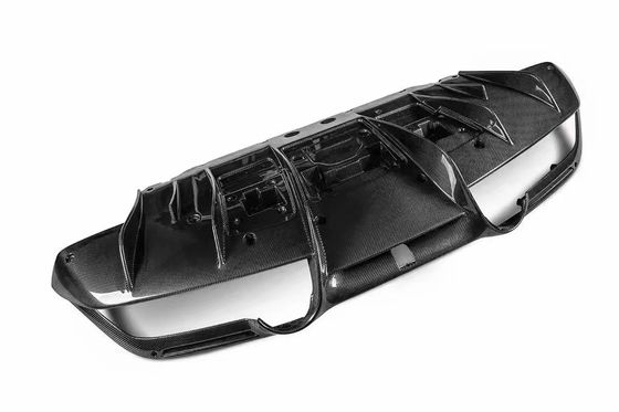 Για BMW X6M F96 Carbon Fiber Body Kit X6M F96 Αναβαθμίζει το AE Style Carbon Fiber Front Lip Diffuser Spoiler