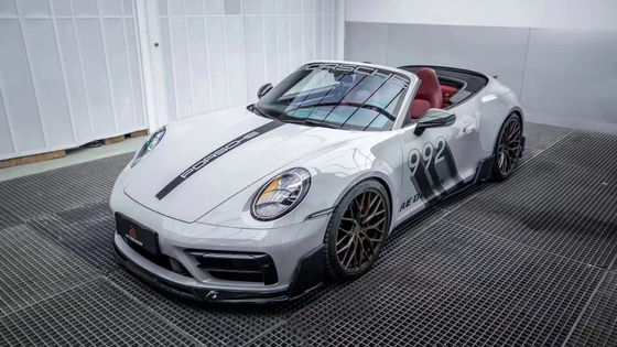 Για την Porsche 992s Carbon Fiber Body Kit 992s AE Στυλ ξηρό Carbon Fiber Front Lip Diffuser Σπόιλερ Πλευρική Φούστα