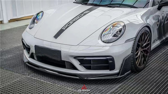 Για την Porsche 992s Carbon Fiber Body Kit 992s AE Στυλ ξηρό Carbon Fiber Front Lip Diffuser Σπόιλερ Πλευρική Φούστα