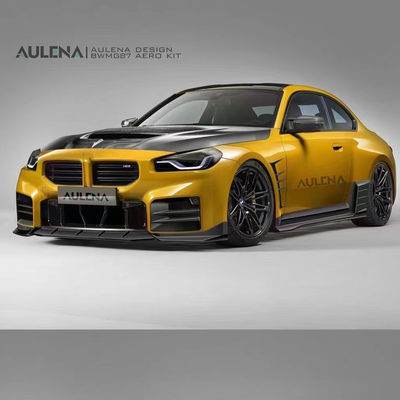 Για BMW M2 G87 Carbon Fiber Body Kit M2 Αναβαθμισμένο Paktechz Στυλ Carbon Fiber Front Lip Diffuser Spoiler Hood