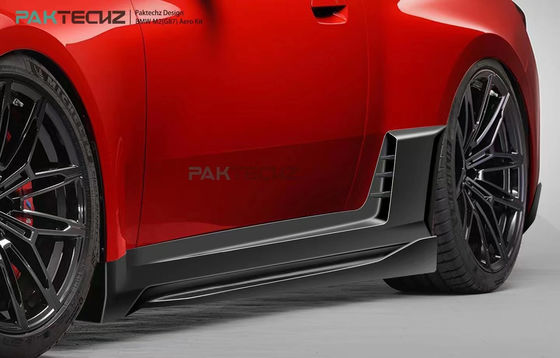 Για BMW M2 G87 Carbon Fiber Body Kit M2 Αναβαθμισμένο Paktechz Στυλ Carbon Fiber Front Lip Diffuser Spoiler Hood