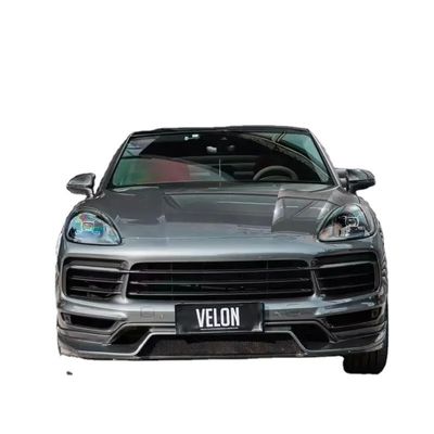 Αντικατάσταση 2019 Porsche Cayenne Σώμα Κίτ Πλευρές φούστες ξηρό διοχέτευση ινών άνθρακα Spoiler
