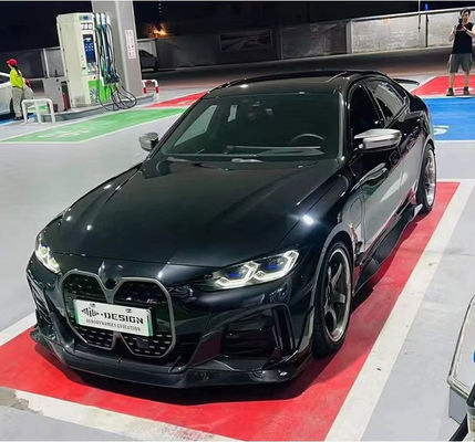 Για BMW I4 Carbon Fiber Body Kit I4 Carbon Fiber Front Lip Diffuser Spoiler Side Skirt Hood I4 Body Kit