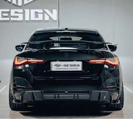Για BMW I4 Carbon Fiber Body Kit I4 Carbon Fiber Front Lip Diffuser Spoiler Side Skirt Hood I4 Body Kit