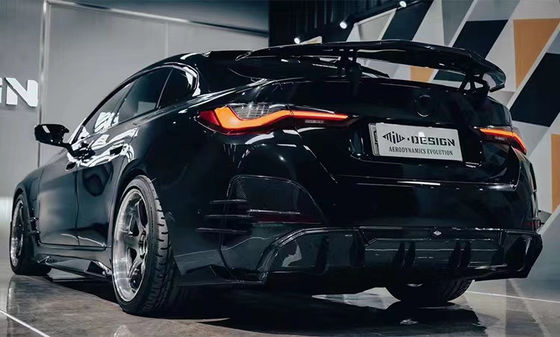 Για BMW I4 Carbon Fiber Body Kit I4 Carbon Fiber Front Lip Diffuser Spoiler Side Skirt Hood I4 Body Kit