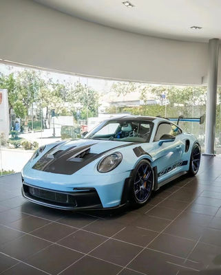 Μπλε Porsche Body Kit 992 GT3RS Στυλ ξηρή κάλυψη από ανθρακονήματα