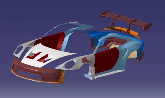 992 Porsche Body Kit GT3RS Μπροστά και πίσω προφυλακτήρες