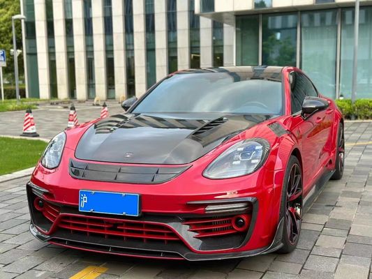 MSY Panamera 971 Κουτί σώματος Κόκκινη ανθρακική ίνα Αντικατάσταση μπροστινού προφυλακτήρα Spoiler Widebody Kit