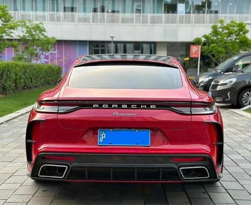 MSY Panamera 971 Κουτί σώματος Κόκκινη ανθρακική ίνα Αντικατάσταση μπροστινού προφυλακτήρα Spoiler Widebody Kit