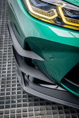 Για BMW G80 G82 M3 M4 Carbon Fiber Body Kit G80 G82 M3 M4 Αναβαθμισμένο στυλ AE Front Lip Diffuser Spoiler Side Skirt Body Kit