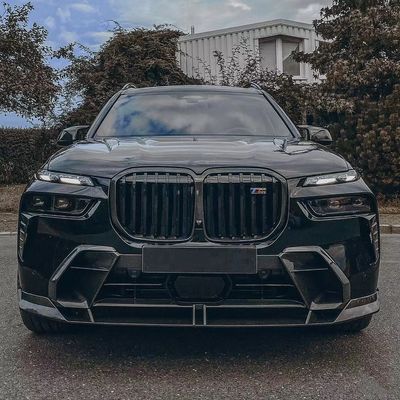 Για BMW X7 Κιτ σώματος από ανθρακονήματα X7 Αναβαθμισμένο κιτ σώματος από ανθρακονήματα με πρόχειρο διάχυτο χείλη Spoiler Hood