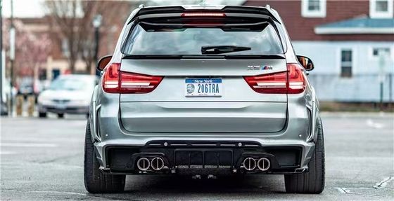 Για BMW X5 X5M Wide-body Kit X5 X5M Αναβαθμισμένο RD Carbon Fiber Style Μπροστά και πίσω
