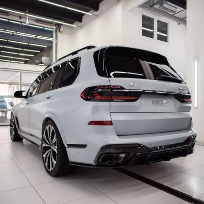 Για την BMW X7 Carbon Fiber Body Kit X7 Carbon Fiber Front Lip Diffuser Spoiler Hood Side Skirt Wide Body Kit