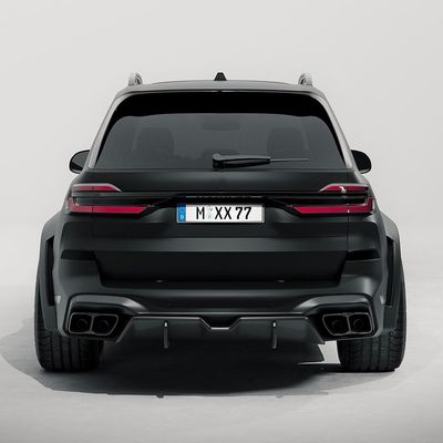 Για την BMW X7 Carbon Fiber Body Kit X7 Carbon Fiber Front Lip Diffuser Spoiler Hood Side Skirt Wide Body Kit
