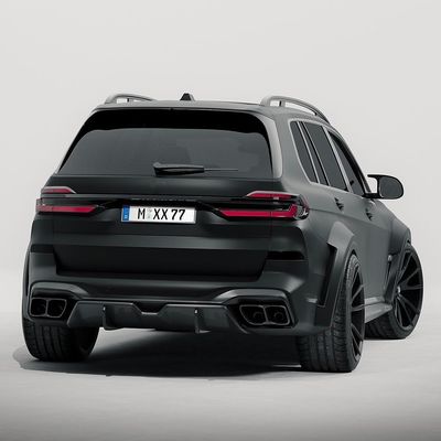 Για την BMW X7 Carbon Fiber Body Kit X7 Carbon Fiber Front Lip Diffuser Spoiler Hood Side Skirt Wide Body Kit
