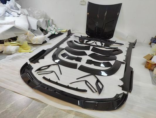 Για την BMW XM Carbon Fiber Widebody Kit XM Upgrades RNG στυλ Carbon Fiber Front Lip Diffuser Wheel Arch Spoiler Hood Wide Body