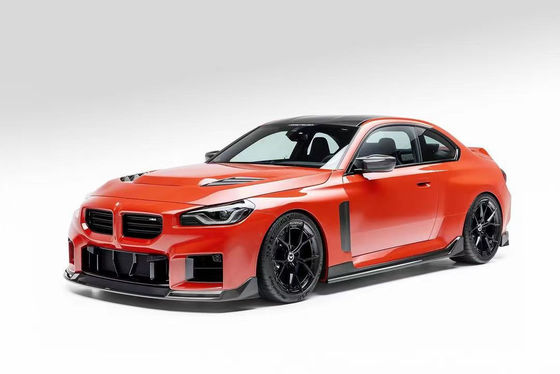 Για BMW M2 Carbon Fiber Body Kit M2 Αναβαθμισμένο πρόδρομο Carbon Fiber Front Lip Diffuser Spoiler Hood Side Skirt