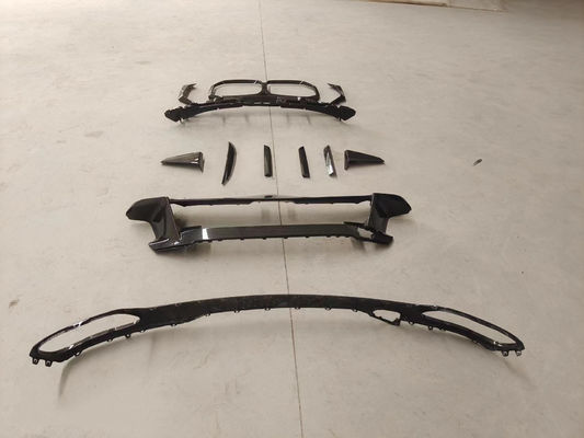 Για την BMW X7 Carbon Fiber Body Kit X7 OEM Style Carbon Fiber Front Lip Diffuser Μεγάλο Light Shade Body Kit