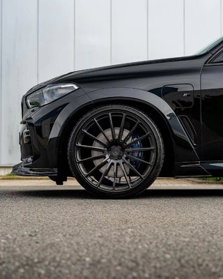 Για BMW X5 G05 F95 Carbon Fiber Widebody Kit X5 G05 F95 Carbon Fiber Front Lip Diffuser Spoiler Wide-body Kit