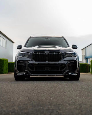 Για BMW X5 G05 F95 Carbon Fiber Widebody Kit X5 G05 F95 Carbon Fiber Front Lip Diffuser Spoiler Wide-body Kit