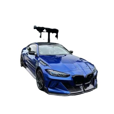 4 Coupe Bmw M3 Body Kit Blue Αντικατάσταση Μπροστά GEEX Στυλ Μπροστά Bumper Fenders