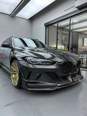4 Coupe Bmw M3 Body Kit Blue Αντικατάσταση Μπροστά GEEX Στυλ Μπροστά Bumper Fenders