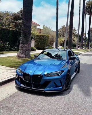 4 Coupe Bmw M3 Body Kit Blue Αντικατάσταση Μπροστά GEEX Στυλ Μπροστά Bumper Fenders