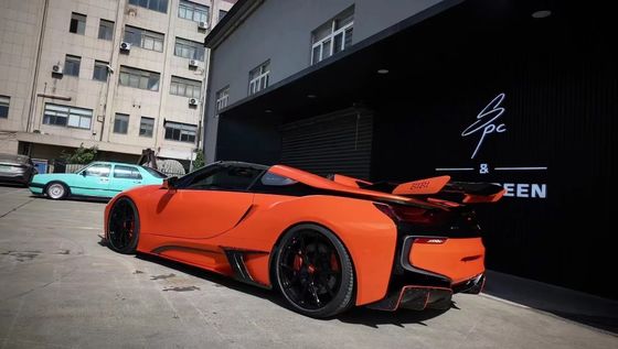 I8 BMW Car Body Kit 2018 - 2019 Καρβονιδιακή ίνες σπόιλερ μπροστινό προφυλακτήρα σπόιλερ πτέρυγα