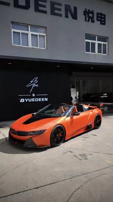 I8 BMW Car Body Kit 2018 - 2019 Καρβονιδιακή ίνες σπόιλερ μπροστινό προφυλακτήρα σπόιλερ πτέρυγα