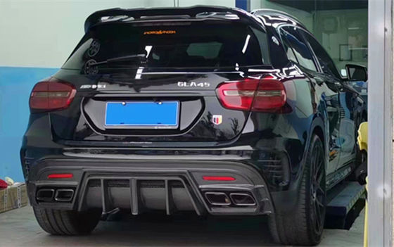 Ζεστή πώληση Gla45 Gla260 X156 Carbon Fiber Body Kit Gla45 Carbon Fiber Rear Diffuser 2014-2019