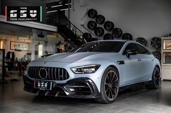 Για την Mercedes AMG GT50 53 63 Carbon Fiber Body Kit AMG GT50 53 63 Αναβαθμισμένο Top Style Carbon Fiber Front Lip Diffuser Spoiler