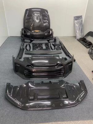Για Nissan GTR R35 Carbon Fiber Body Kit GTR Αναβαθμισμένο Top Style Carbon Fiber Μπροστά και πίσω