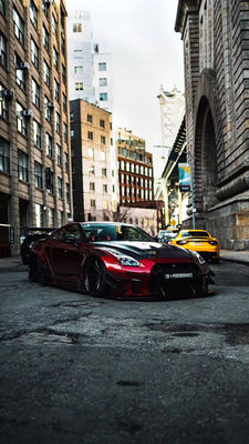 Καυτό 2022 Προϊόντα GTR R35wide Bodyki Body Kit για Nissan GTR R35 Μπροστά και πίσω προφυλακτήρα Spoiler