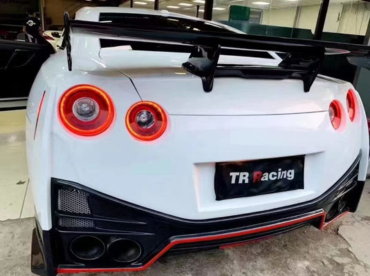 200MM Nissan Gtr Body Kit 2008 - 2020 Nissan Μπροστά Προφυλακτήρα Προφυλακτήρα Κάλυψη Μηχανής Σπόιλερ