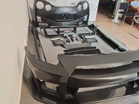 200MM Nissan Gtr Body Kit 2008 - 2020 Nissan Μπροστά Προφυλακτήρα Προφυλακτήρα Κάλυψη Μηχανής Σπόιλερ