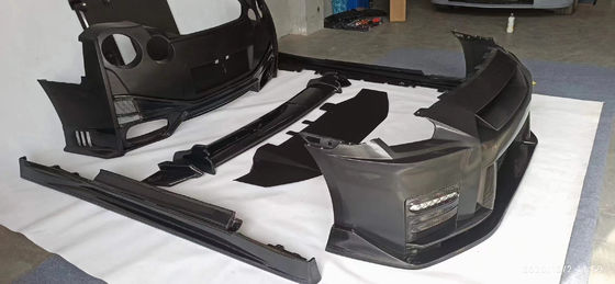 200MM Nissan Gtr Body Kit 2008 - 2020 Nissan Μπροστά Προφυλακτήρα Προφυλακτήρα Κάλυψη Μηχανής Σπόιλερ