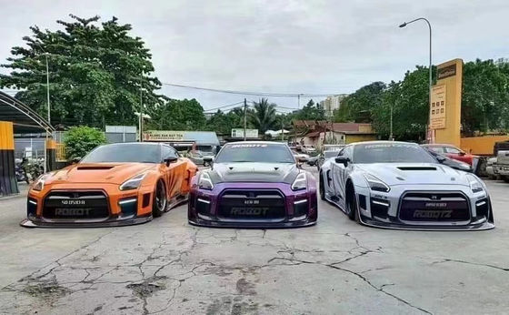 Προσαρμοσμένο 2022 Nissan Body Kit Μπροστά και πίσω GTR R35 Car Bumper Covers