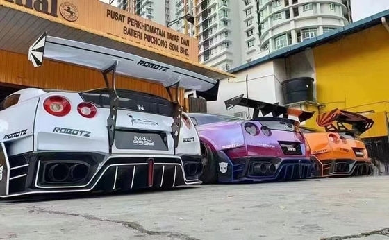 Προσαρμοσμένο 2022 Nissan Body Kit Μπροστά και πίσω GTR R35 Car Bumper Covers