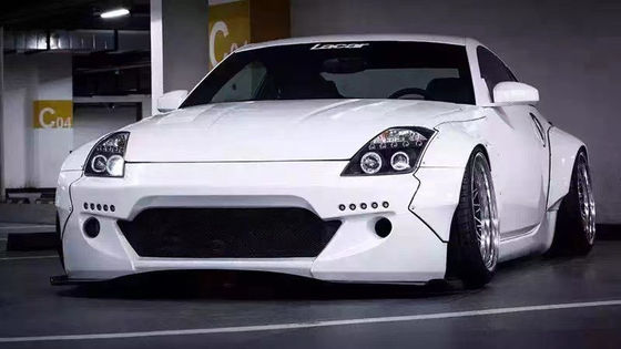 350Z Nissan Body Kit ρητίνη ίνες προφυλακτήρα πίσω διαχέτης αυτοκινήτου μπροστινό σπόιλερ πλευρική φούστα