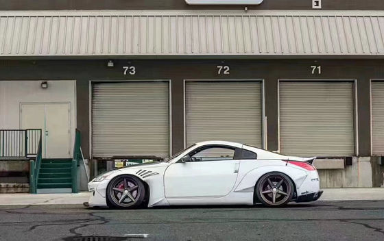 350Z Nissan Body Kit ρητίνη ίνες προφυλακτήρα πίσω διαχέτης αυτοκινήτου μπροστινό σπόιλερ πλευρική φούστα
