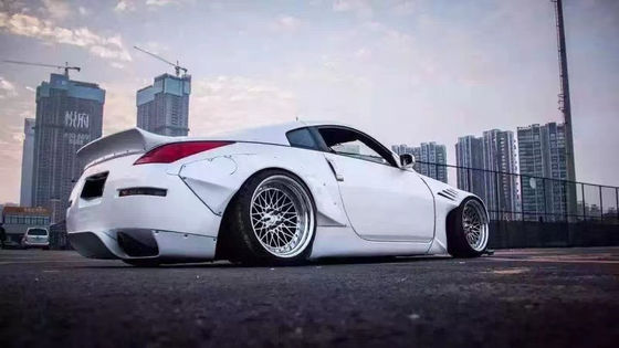 350Z Nissan Body Kit ρητίνη ίνες προφυλακτήρα πίσω διαχέτης αυτοκινήτου μπροστινό σπόιλερ πλευρική φούστα