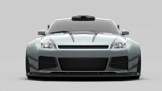 Αερομαχαίρι FRP Nissan 350z Wide Body Kit Πλευρές φούστες OEM μπροστινό και πίσω προφυλακτήρα