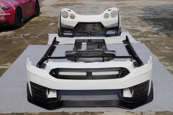 2024 Nissan GTR ανταλλαγή κιτ σώματος Nismo στυλ σπόιλερ αυτοκίνητο μπροστινό πίσω καπό