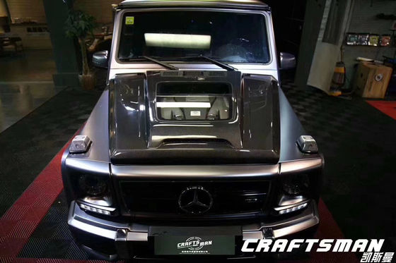 Για την κατηγορία Benz G W463 W464 Carbon Fiber Hood G500G55G63G350 IMP Διαφανές στυλ κάλυμμα μηχανής