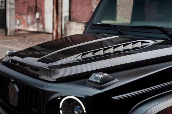 Για το Benz G-Class W464 W463 G500 G550 G63 G350 Καλυπτήριο μηχανής από ανθρακονήματα W464 W463 Upgrade Topcar Style