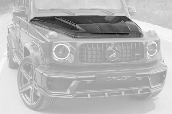 Για το Benz G-Class W464 W463 G500 G550 G63 G350 Καλυπτήριο μηχανής από ανθρακονήματα W464 W463 Upgrade Topcar Style