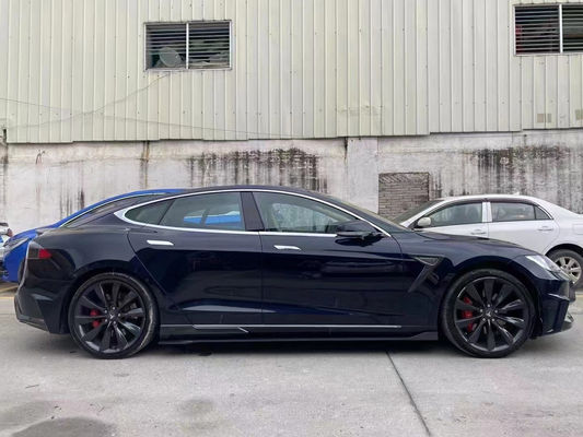 Πώληση Model S Body Kit Carbon Fiber Μπροστά και πίσω προφυλακτήρα πλάγια φούστες Spoiler για Tesla Model S